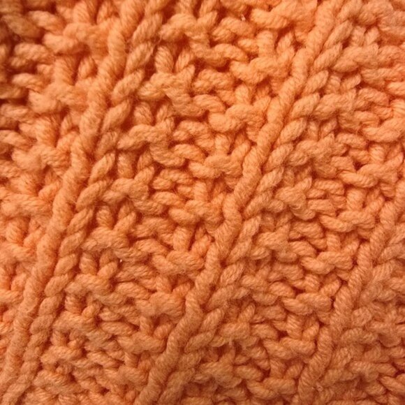 Lucky Brand Women's Sweater Size Small Peach Pink V Neck Long Sleeves Bohemian - Picture 12 of 14